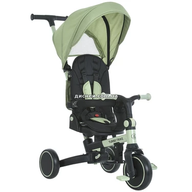 Велосипед с родительской ручкой MT 1036 green зеленый