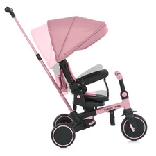 Велосипед с родительской ручкой MT 1036 pink розовый фото 11