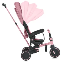 Велосипед с родительской ручкой MT 1036 pink розовый фото 53