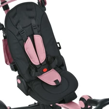 Велосипед с родительской ручкой MT 1036 pink розовый фото 28