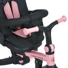 Велосипед с родительской ручкой MT 1036 pink розовый фото 20