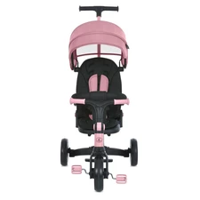 Велосипед с родительской ручкой MT 1036 pink розовый фото 63