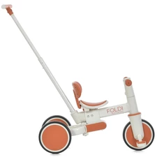 Велосипед с родительской ручкой ME 1202 Foldi Cinnamon Beige 3 в 1, El Camino, бежевый купить