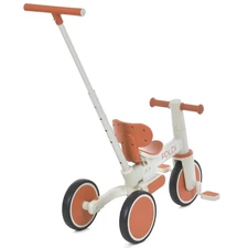 Велосипед с родительской ручкой ME 1202 Foldi Cinnamon Beige 3 в 1, El Camino, бежевый фото 37