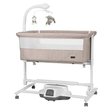 Детская кроватка - качалка Carrello Bloom CRL-10304 Cream Beige бежевая