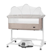 Детская кроватка - качалка Carrello Bloom CRL-10304 Cream Beige бежевая фото 37