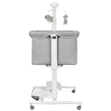 Детская кроватка - качалка Carrello Bloom CRL-10304 Anchor Grey серая фото 14