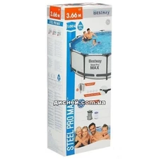Каркасный бассейн Bestway 56260, 366 х 100 см., с фильтр-насосом фото 71