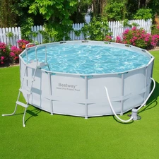 Каркасный бассейн Bestway 56263, 427 х 122 см., с фильтр-насосом фото 14