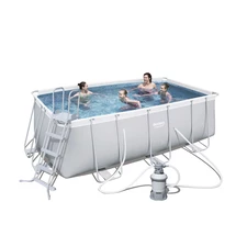Каркасный бассейн Bestway 56244, (56457), 412 х 201 х 122 см., с песочным фильтр-насосом купить