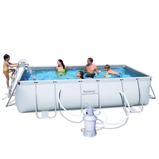 Каркасный бассейн Bestway 56255, 404 х 201 х 100 см., с песочным фильтр-насосом фото 37