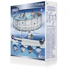 Каркасный бассейн Bestway 56280, 549 х 132 см., с песочным фильтр-насосом фото 41