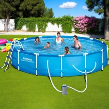 Каркасный бассейн Bestway 56308, 427 х 100 см., с фильтр-насосом купить