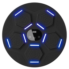 Настенный боксерский тренажер MS 4440-B тренажер - мишень, 5 целей, Bluetooth, черный фото 14