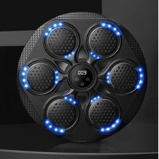 Боксерский набор MS 4461 тренажер - мишень, 6 целей, Bluetooth, музыка, свет фото 41