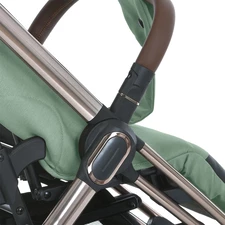 Прогулочная коляска ME 1192 Axis Milk Chocolate El Camino, бежевая фото 16