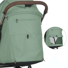 Прогулочная коляска ME 1192 Axis Milk Chocolate El Camino, бежевая фото 54