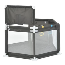 Детская палатка MR 1340-BG манеж Bambi, баскетбольное кольцо, бежевая фото 41