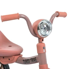 Детский трехколесный велосипед Turbo Trike MT 1037 Peach Fuzz, музыка, свет, персиковый фото 31