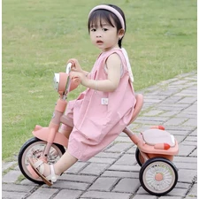 Детский трехколесный велосипед Turbo Trike MT 1037 Peach Fuzz, музыка, свет, персиковый фото 54