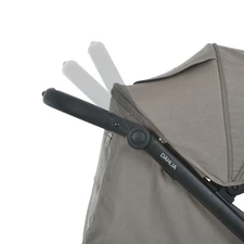 Прогулочная коляска El Camino Dahlia ME 1181 Milk Chocolate бежевая фото 11