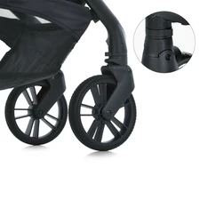 Кликните для увеличения изображения Прогулочная коляска El Camino Dahlia ME 1181 Black черная фото 16