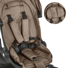 Трехколесный велосипед с ручкой El Camino Vector ME 1162-1 Beige Praline бежевый фото 20