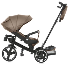 Трехколесный велосипед с ручкой El Camino Vector ME 1162-1 Beige Praline бежевый фото 63