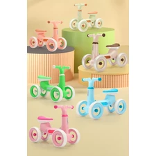Детский беговел 10д. Prof1 Kids MBB 1053-4 для девочки, розовый фото 41