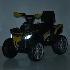 Квадроцикл для детей M 6125 EBLR-6 толокар, желтый, пульт управления фото 86