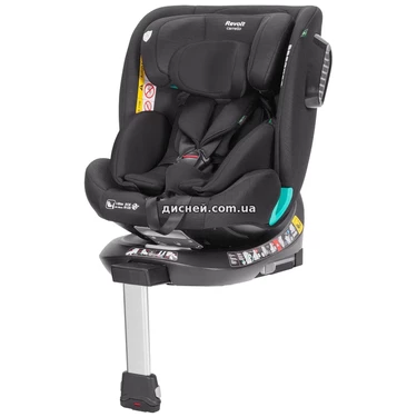 Автокресло Carrello Revolt CRL-15805/1 Space Black со стойкой, i-Size, Isofix, черное