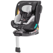 Автокресло Carrello Revolt CRL-15805/1 Sky Grey со стойкой, i-Size, Isofix, светло-серое