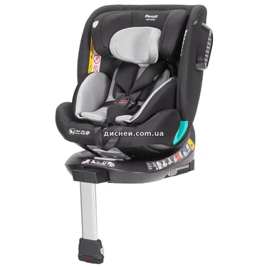 Автокресло Carrello Revolt CRL-15805/1 Harbor Grey со стойкой, i-Size, Isofix, серое