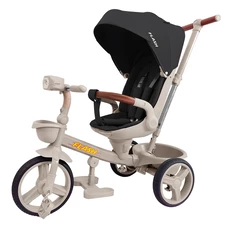 Трехколесный велосипед Tilly Flash T-3812 Dark Grey темно-серый купить