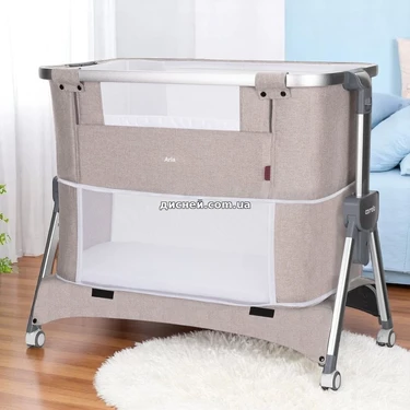 Детская кроватка - манеж Carrello Aria CRL-16401 Cream Beige бежевая