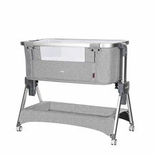 Детская кроватка Carrello Aria CRL-16402 Silver Grey серая фото 14