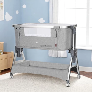 Детская кроватка Carrello Aria CRL-16402 Silver Grey серая