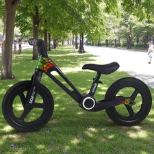 Детский беговел 14 д. MBB 1049-1 Prof1 Kids черный, нейлоновая рама фото 41
