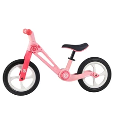 Детский беговел 14 д. MBB 1049-3 Prof1 Kids розовый, нейлоновая рама фото 14
