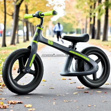 Детский беговел 12 дюймов MBB 1043-1 Prof1 Kids серый, нейлоновая рама