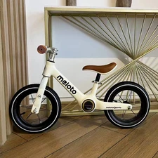 Детский беговел 12 д. Prof1 Kids MBB 1048-4 бежевый