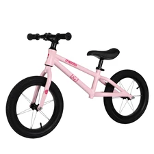 Детский беговел для девочки 12 д. MBB 1045-12-3 Prof1 Kids, розовый фото 37