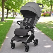 Прогулочная коляска Carrello Atom M CRL-5527 Alloy Grey серая