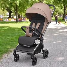 Прогулочная коляска Carrello Atom M CRL-5527 Snow Beige бежевая