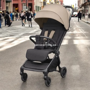 Детская прогулочная коляска Carrello Atom S CRL-5526 Ceramic Beige, бежевая