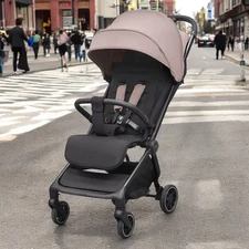 Детская прогулочная коляска Carrello Atom S CRL-5526 Blossom Pink, розовая