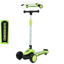 Детский самокат Prof1 Kids JR 3-131-LGR Maxi-big, зеленый, музыка, свет купить