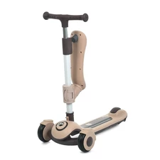 Детский самокат Prof1 Kids JR 3-127-BRN коричневый, 3 в 1, с ручкой фото 41