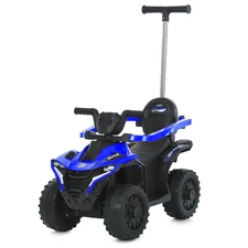Детский квадроцикл - толокар M 6123 EBLR-4 синий