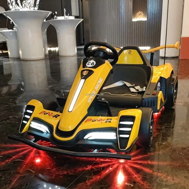 Детский электрокарт M 6147 EBLR-6 (24V) желтый, два мотора по 150W